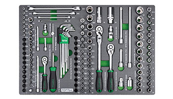 Tủ đồ nghề 7 ngăn 282 chi tiết Toptul GE-28217