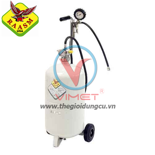 Thiết bị bơm lốp xe di động có bình chứa khí 24 lít Raasm 53024