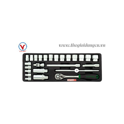 Bộ túyp vặn ốc 3/8 25 món