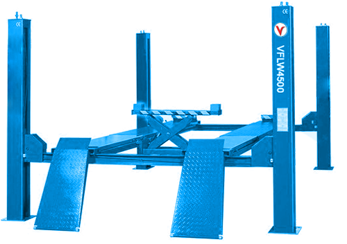Cầu nâng 4 trụ có chức năng kiểm tra góc lái VFLW4500