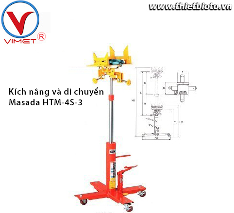 Kích nâng và di chuyển Masada HTM-4S-3