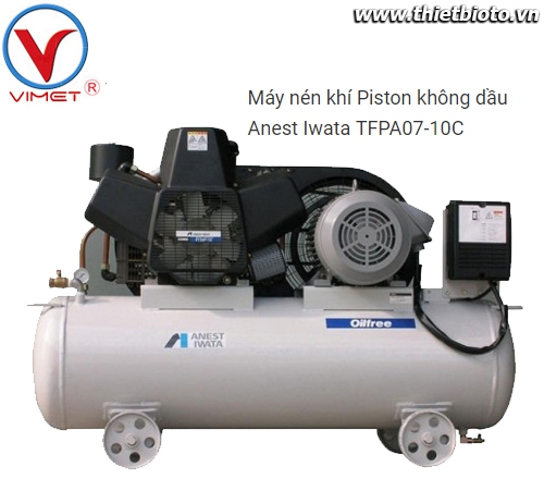 Máy nén khí Piston không dầu Anest Iwata TFPA07-10C