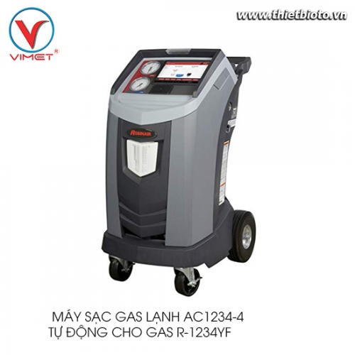 Máy sạc gas lạnh AC1234-4 tự động cho gas R-1234yf