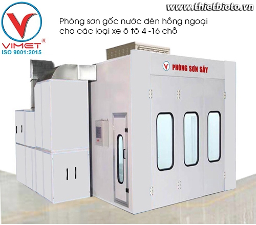 Phòng sơn gốc nước đèn hồng ngoại PSS74002