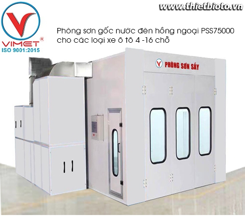 Phòng sơn gốc nước đèn hồng ngoại PSS74002