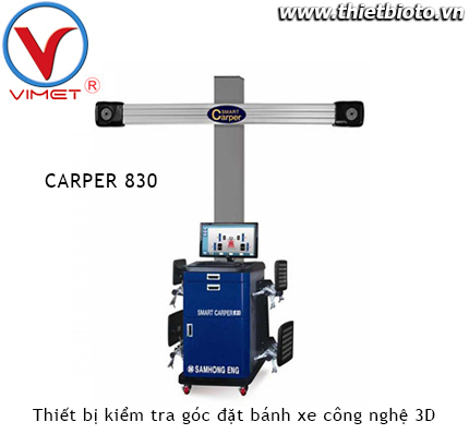 Thiết bị kiểm tra góc đặt bánh xe công nghệ 3D Samhong SMART CARPER 830