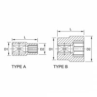 Tuýp bông 1/4 inch Toptul BBEB0810