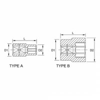 Đầu tuýp lục giác 1/2 inch Toptul BAEA1631