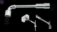 Điếu chữ L 1 đầu bông 1 đầu lục giác 6mm