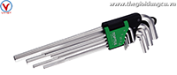 Bộ lục giác 9 món dài TOPTUL GAAL0912