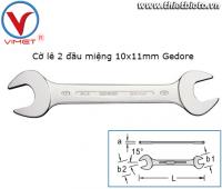 Cờ lê 2 đầu miệng 10x11mm Gedore