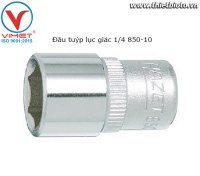Đầu tuýp lục giác 1/4 Hazet 850-10