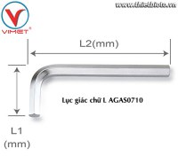 Lục giác chữ L (ngắn) 7mm TOPTUL AGAS0710