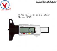 Thước đo sâu điện tử mini Shinwa 19305