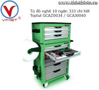Tủ dụng cụ đồ nghề 10 ngăn 333PCS GCAZ0034 & GCAJ0040