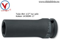 Tuýp đen 1/2 đầu lục giác 14300M-17