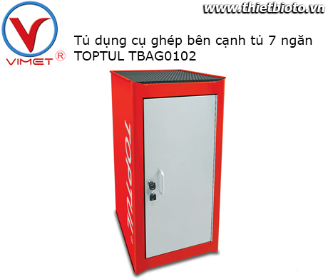 Tủ phụ ghép bên cạnh tủ 7 ngăn màu đỏ TBAG0102