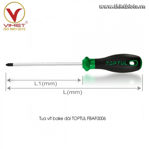 Tua vít bake dài TOPTUL FBAF0006