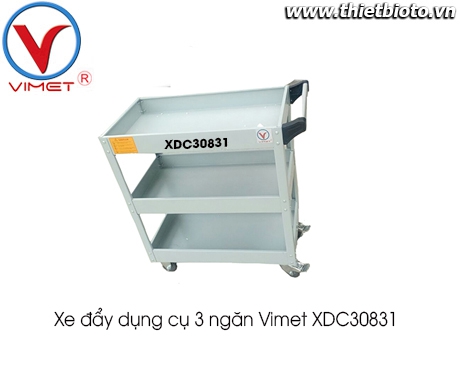 Xe đẩy dụng cụ 3 ngăn không ngăn kéoVimet XDC30831